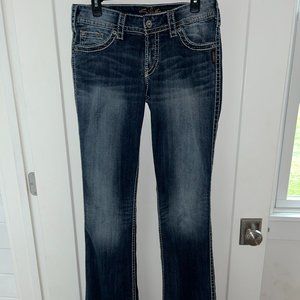 Silver Jeans Suki Surplus bootcut jeans sz 30/36 EUC LN